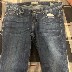 Mens dark blue jeans